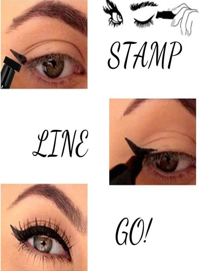TADRUP Eyeliner Waterproof Smudgeproof Double-sided Liquid Winged Eye Liner Pen Long Lasting Eyeliner Pencil (1 PCS, BLACK) - Image 5
