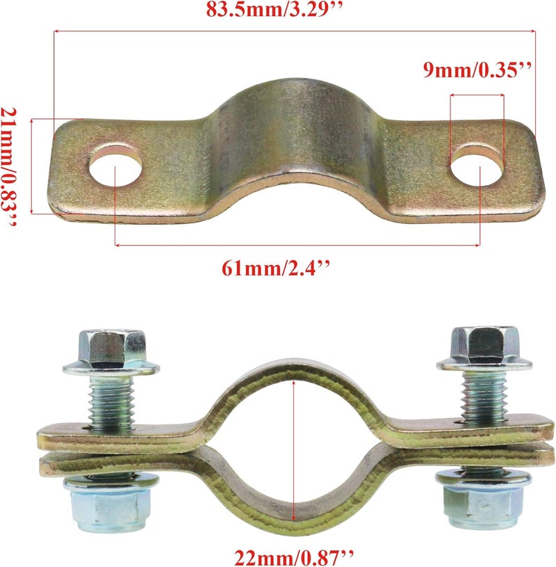 PRO BAT 300mm/11.8'' Steering Wheel Kit with Universal Handlebar Mounting Clamps and Gear Rack Pinion for Go Karts and Buggies - Image 3