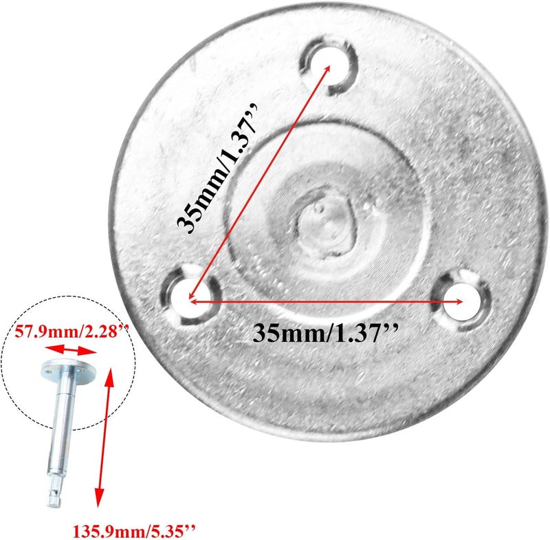PRO BAT 300mm/11.8'' Steering Wheel Kit with Universal Handlebar Mounting Clamps and Gear Rack Pinion for Go Karts and Buggies - Image 4
