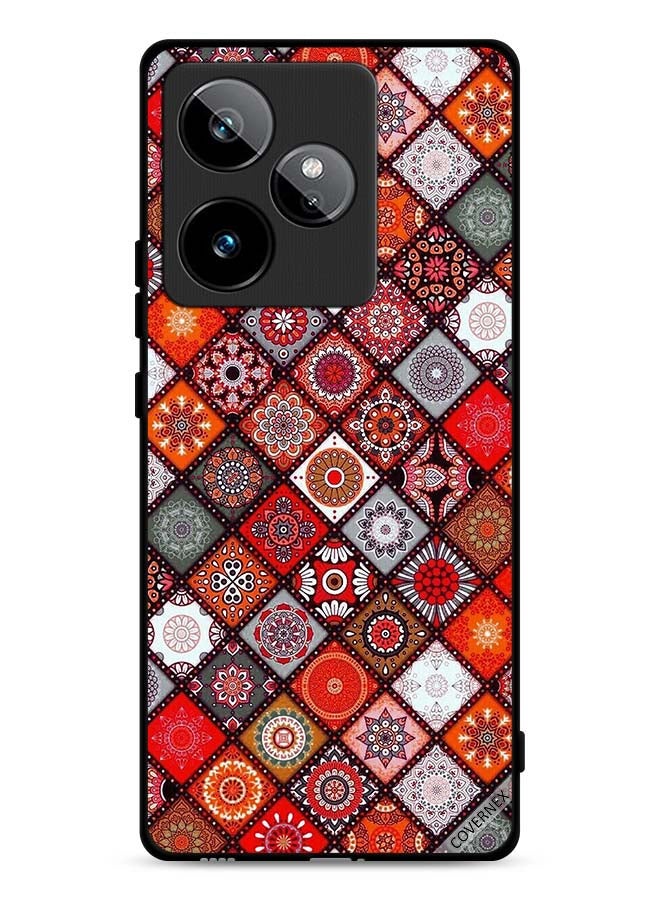 Covernex Realme GT 7T 5G Protective Case Cover Mandala Design Art