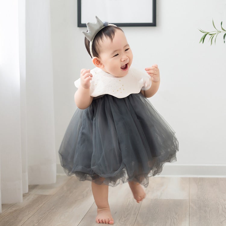 Japanese Marl Tutu Skirt Childrens Puff Princess Summer Pink  - Image 5