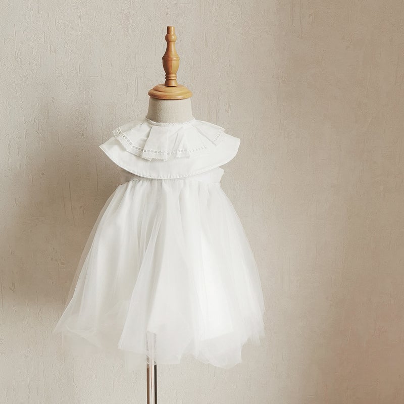 Japanese Marl Tutu Skirt Childrens Puff Princess Summer Pink  - Image 2
