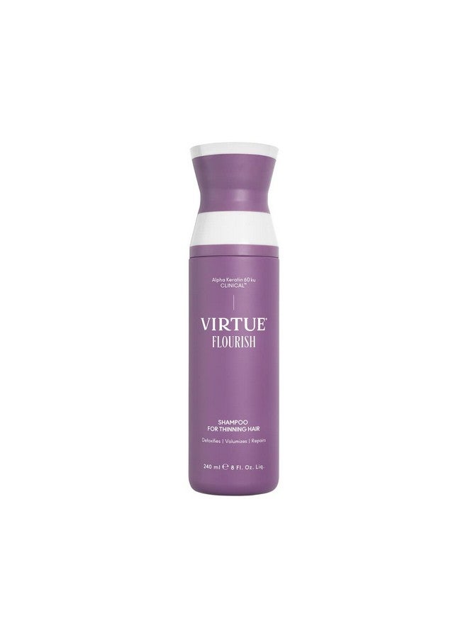 VIRTUE Flourish Shampoo For Thinning Hair ; Detoxifies Volumizes Repairs Thinning Hair - Image 1