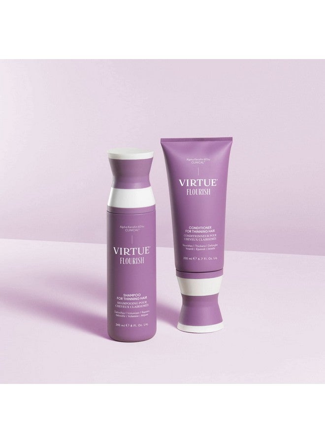 VIRTUE Flourish Shampoo For Thinning Hair ; Detoxifies Volumizes Repairs Thinning Hair - Image 3