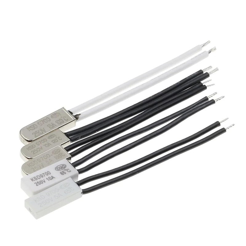 KSD9700 Bimetal Disc Thermostat Normally Closed 150C Thermal Protector 5A 250V 25Pcs - Image 2