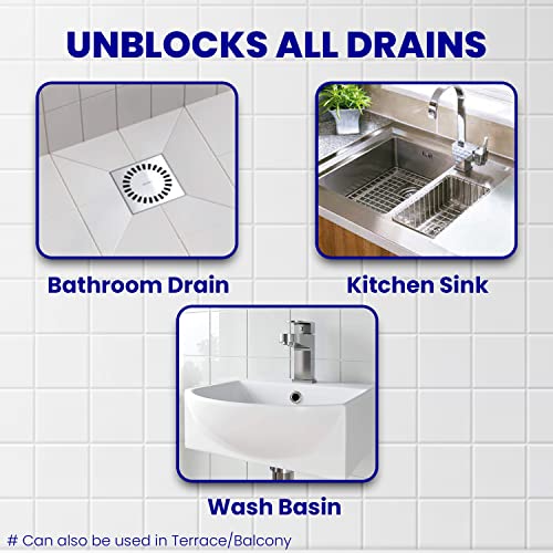 Kiwi مسحوق تنظيف المجاري كيوي مستر مصل، 375 جرام | يزيل الانسدادات، العوائق في حوض الغسيل، خزان الصرف الصحي، الأحواض، الأنابيب في 30 دقيقة فقط - Image 5