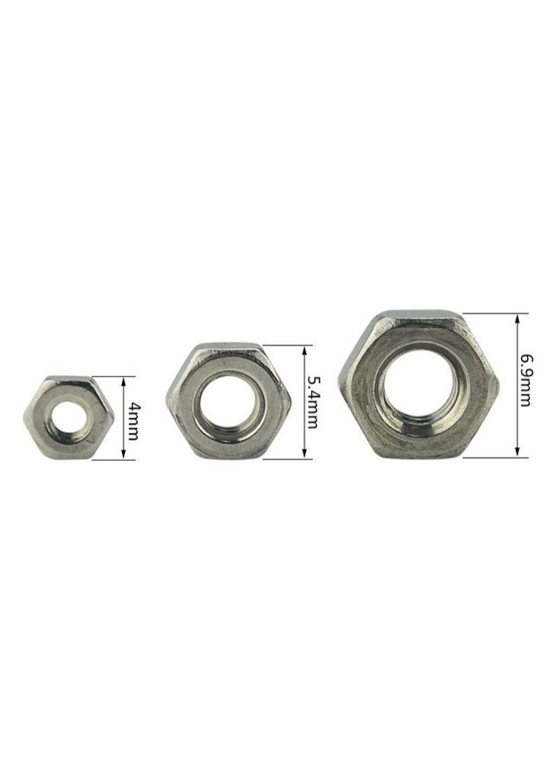 NIBEMINENT 480Pcs Cup Head Socket Head Cap Screw With A Nut Set  - Image 5