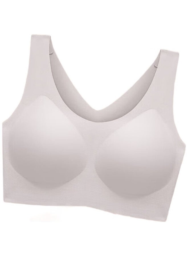 GUJIN Women'S Sports Bra Fixed Cup Seamless Wirefree Traceless Vest-Style Push-Up Bra Small Bra - Image 1