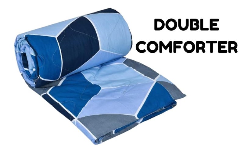 RRC Microfiber Cotton AC Comforter Bedding Set King Size Double Bed with 1 Flat bedsheet 90X100(inches) and 2 Pillow Covers and 1 Double Comforter 90X100(inches) 4 pc Bedding Set - Image 3