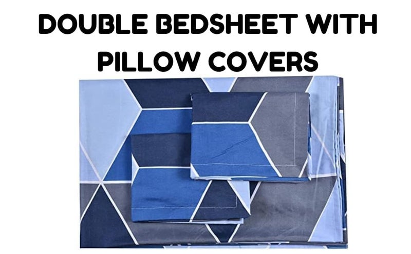 RRC Microfiber Cotton AC Comforter Bedding Set King Size Double Bed with 1 Flat bedsheet 90X100(inches) and 2 Pillow Covers and 1 Double Comforter 90X100(inches) 4 pc Bedding Set - Image 4