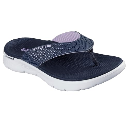 Skechers Women's On-The-Go Go Walk Flex Sandal - Eve, Navy, 9 - Image 1