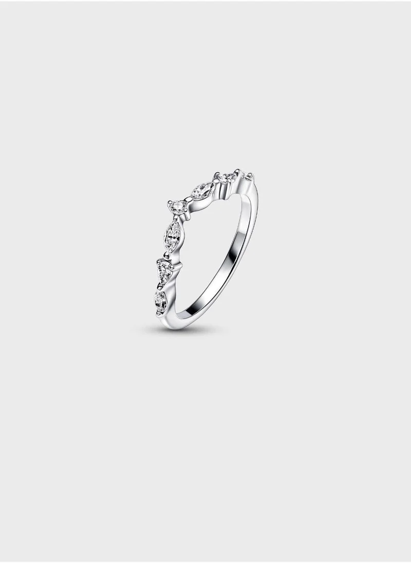 PANDORA  Pandora Timeless Wish Sparkling Alternating Ring for Women | Best Price UAE