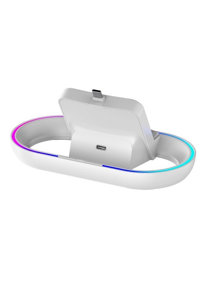 PS5 Portal Streaming Handheld Charging Dock Handheld Charging Single Charger with colorful RGB lights - Image 3
