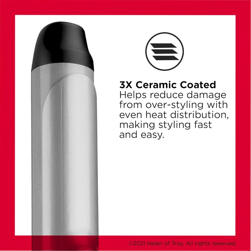 Revlon مكواة تجعيد سيراميك ثلاثية الحرارة المثالية | للحصول على تجعيدات ناعمة وفضفاضة (1-1/2 بوصة) - Image 2