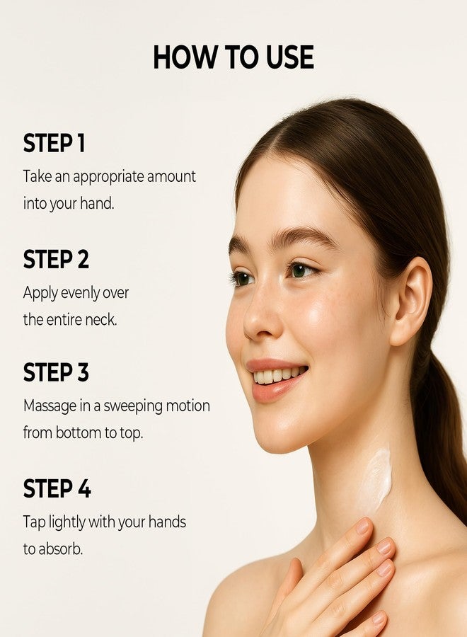 MDP+ PREMIUM COLLAGEN NAITE THREAD NECK CREAM 2.0, Skin Tightening, Firming, 3.38oz/100ml, Anti-aging, Moisturizer Face Cream, Neck & Décolleté Wrinkles, Soft Smooth Skin - Image 4