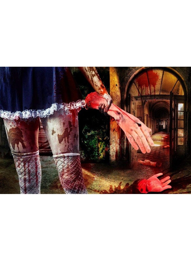 Jashem Scary Fake Bloody Hand Broken Terror Severed Hand Body Prank Party Props For Halloween Party Decoration And Haunted House Cosplay - Image 5