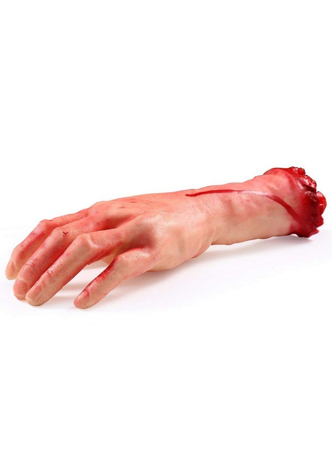 Jashem Scary Fake Bloody Hand Broken Terror Severed Hand Body Prank Party Props For Halloween Party Decoration And Haunted House Cosplay - Image 2