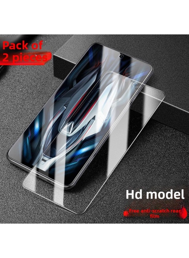 Applicable To Red Rice K60 Tempered Film K40 Electronic Competition Version K50 Full Screen 12/9 Mobile Phone K70 Millet Redmik Anti-peep Film-Colour:【pack Of 2●Hd Model] Full Screen Glass◉Comes With Anti-scratch Back Film-Size:Redmi Note 11t Pro+ - Image 1