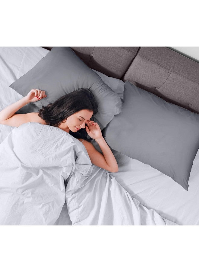 Utopia Bedding Waterproof Pillow Protectors Zippered King Size (2 Pack, Gray), Zippered Pillowcases, Bed Bug Proof Pillow Encasement Covers 20 x 38 Inches - Image 5