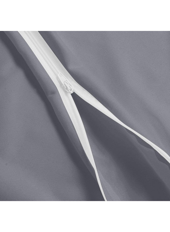 Utopia Bedding Waterproof Pillow Protectors Zippered King Size (2 Pack, Gray), Zippered Pillowcases, Bed Bug Proof Pillow Encasement Covers 20 x 38 Inches - Image 4