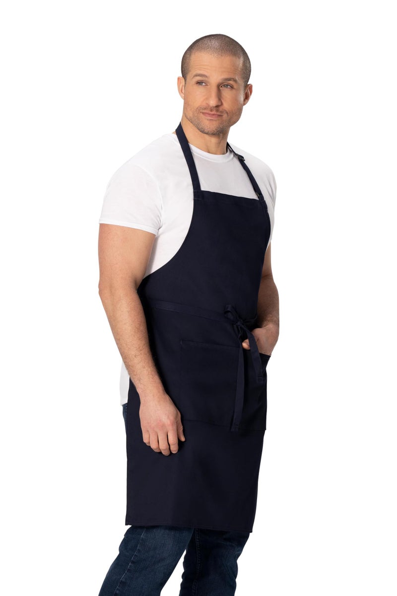 Chef Works Unisex Butcher Apron, Navy, One Size - Image 5