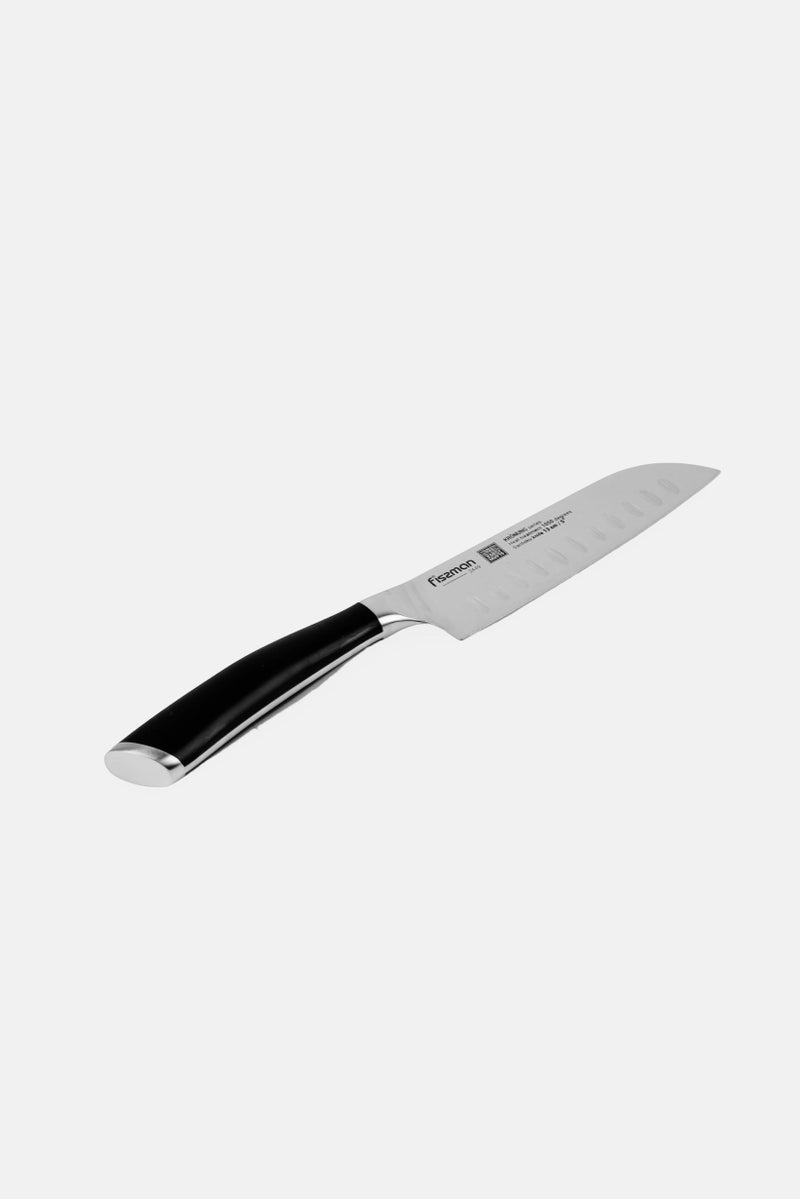 Fissman 1 Pc Stainless Steel Santoku Knife13 cm, Black  - Image 2