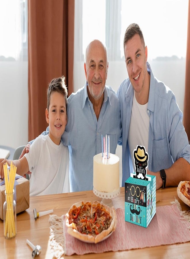 Linelglobal Father's Day Gift Box for Cash Gift, Pull Put Money Box, Surprise Cash Holder for Dad - Blue - Image 5