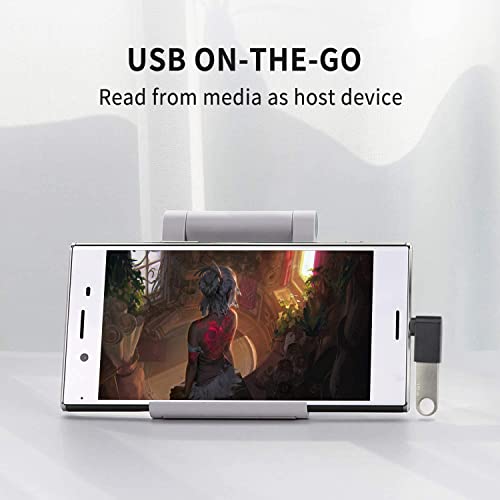 UseBean Right Angle USB C to USB Adapter(3-Pack), 90 Degree Type C Male to USB 3.0 Female Converter,Thunderbolt 3 OTG Connector for MacBook Pro/Air, iPhone 15 Pro Max,Galaxy S24/S23/S22 - Image 5