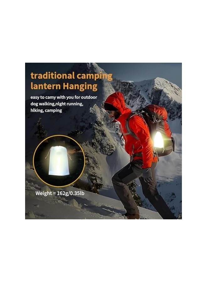 erorex Foldable Handheld USB Tent LED Tube Camping Light Inflatable Camping Light Hanging Magnetic Suction Waterproof, Dimmable Brightness, Portable Outdoor Lamp for Camping, Hiking, Travel GREEN - Image 4