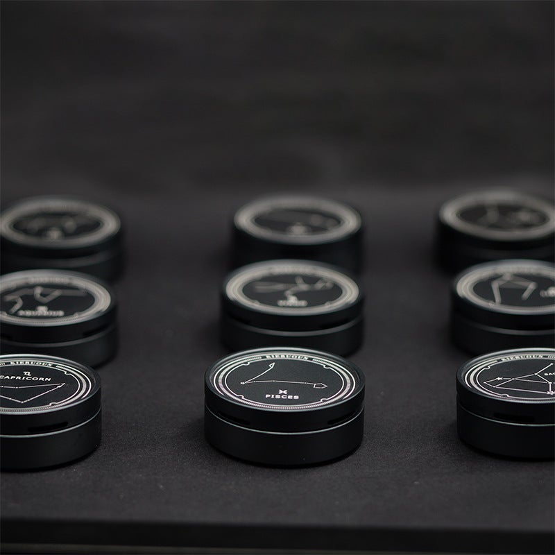 معطر سيارة بتصميم الأبراج، عطر صلب من الألمنيوم لتثبيت على فتحة التهوية - Image 3