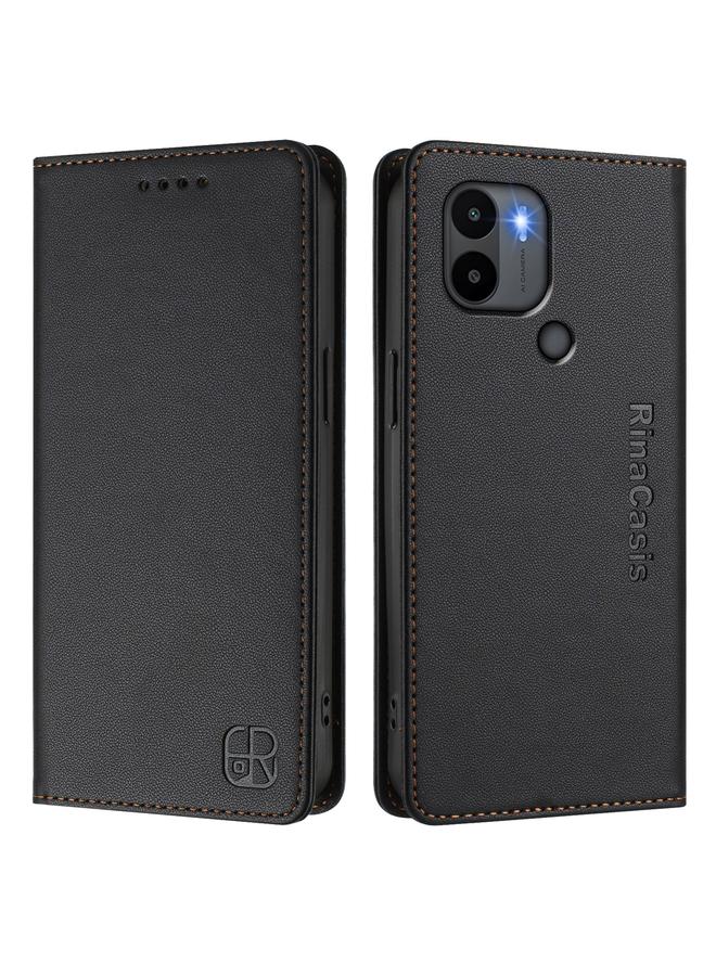 اس-توب جراب لهاتف Redmi A1+ 4G / Xiaomi Poco C50 4G RC01 جراب هاتف جلدي مزدوج الطي مزود بخاصية الشفط المغناطيسي بتقنية RFID - Image 2