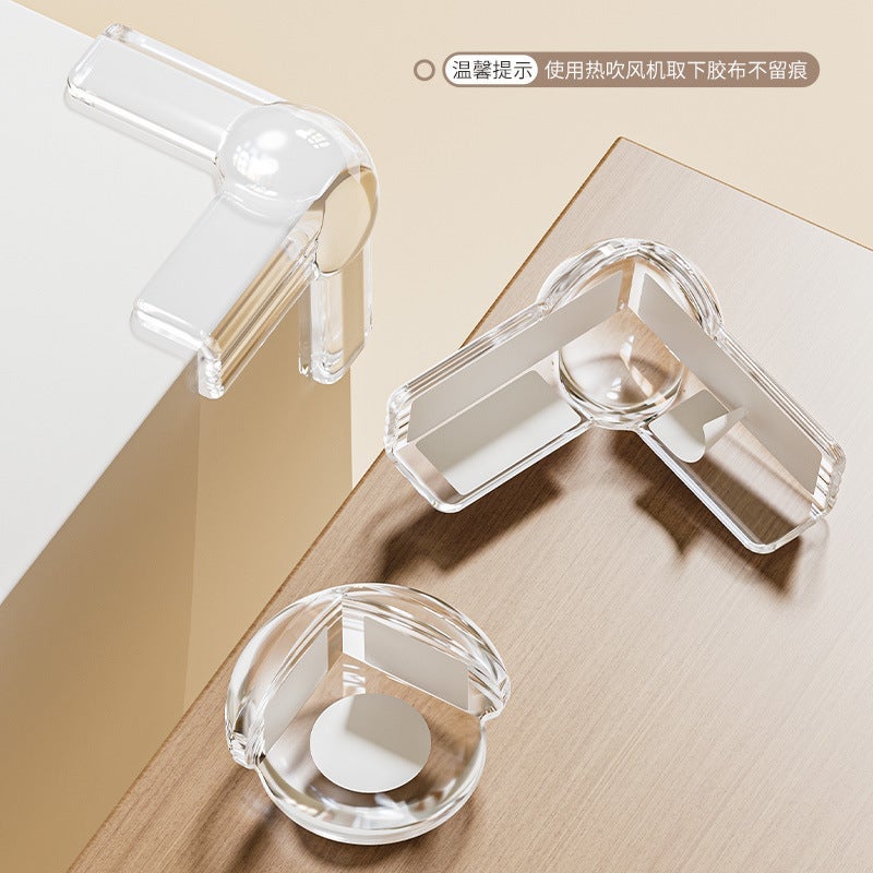 PETO Airbag Table Corner Anti-Collision Corner Protector Children'S Baby Anti-Collision Silicone Protective Cover Coffee Table Table Border Corner Protector 4 Pack - Image 5