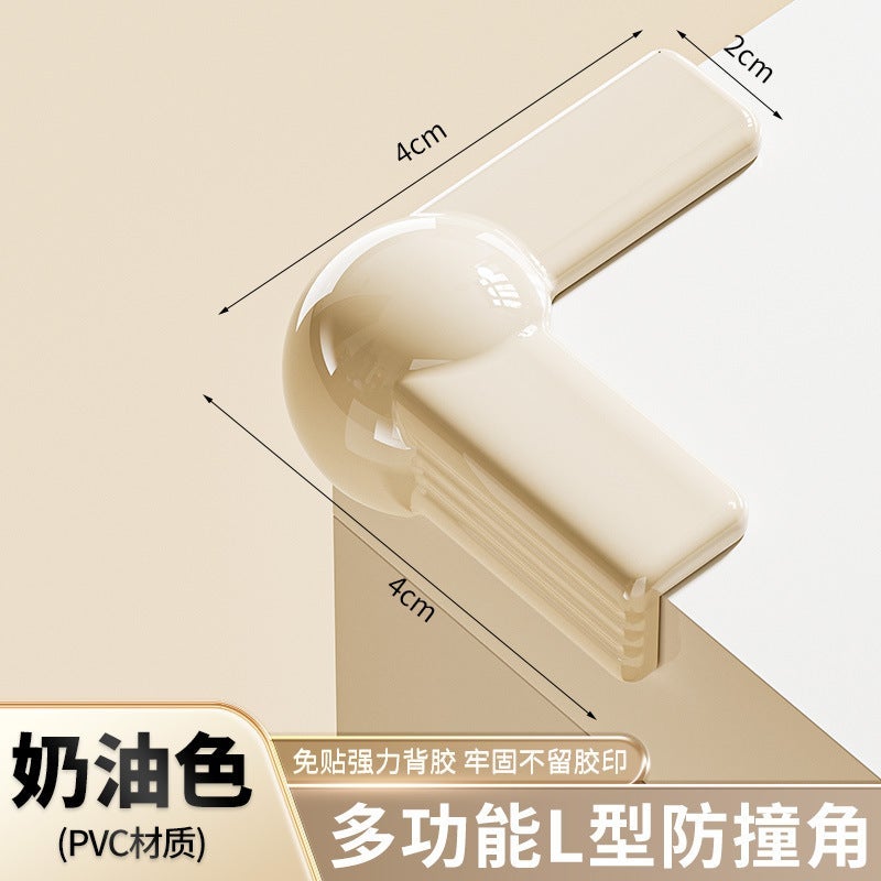 PETO Airbag Table Corner Anti-Collision Corner Protector Children'S Baby Anti-Collision Silicone Protective Cover Coffee Table Table Border Corner Protector 4 Pack - Image 1