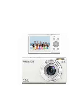 برو ميج كاميرا رقمية PROMAGE 4K PC105 - 48 ميجابكسل، تكبير 16x، شاشة 2.7 بوصة، ضبط تلقائي للصورة، إضاءة LED، دعم بطاقة SD  - Image 1