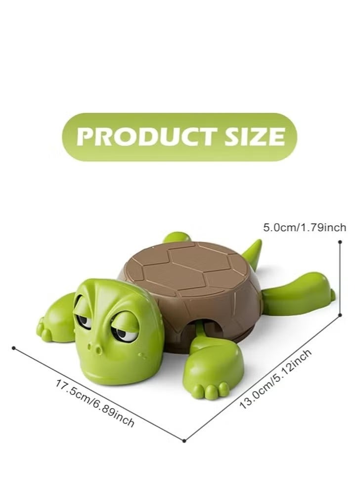 Chabeia Interesting Turtle Coaster, Open-Eyed Turtle Tea Coaster 3D-printed cup holder with liftable arms and expressive face For desks, tables, and home bars Heat resistant, non-slip, stylish, cute（Green） - Image 3