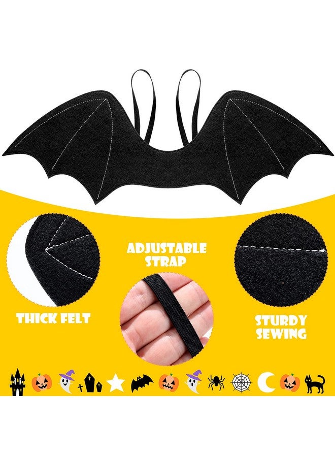 Luinabio Halloween Bat Costume Accessory Bat Ears Headband And Bat Eye Mask For Halloween Party, Cosplay, Costume Ball, Carnival - Image 4