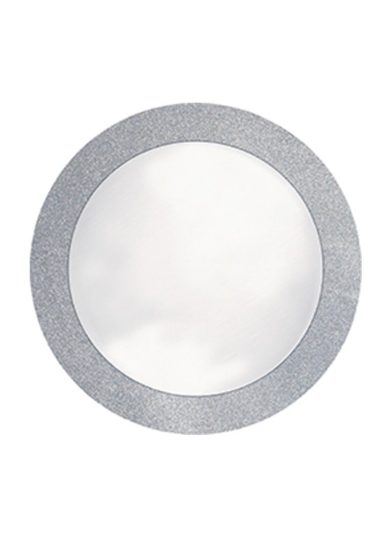CREATIVE CONVERTING - Sparkle And Shine Silver Placemat 14in With 2in Glitter Bor - Image 1