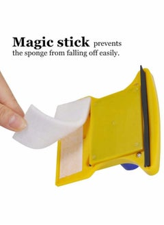 KASTWAVE Double-Side Magnetic Glass Cleaner Wiper Square Shape Window Mirror Fish Tanks Pad Scraper Home Cleaning Brush Squeegee Washing Equipment Household Cleaner Kit  - Image 2