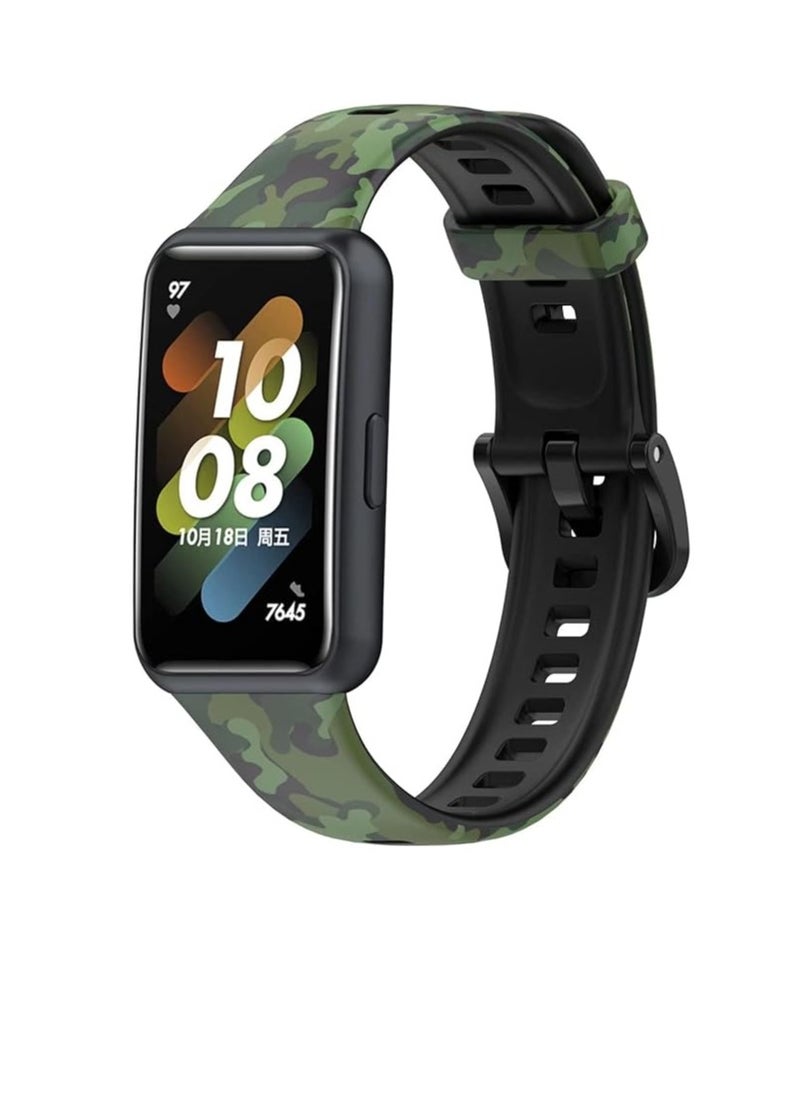 Generic trap Compatible with HUAWEI Watch Fit 2 Active/Classic/Elegant, Two-color Sport Band Breathable Ultra-light Waterproof Durable Adjustable Replacement Wristband for Fit2  - Image 1