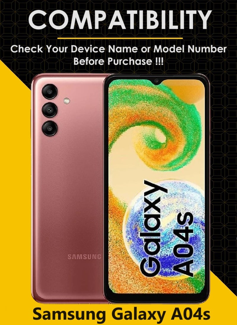 AINA Tempered Glass Screen Protector 5D Designed For Samsung Galaxy A04s Full Glue Edge to Edge Full Screen Coverage And Bubble Free - Image 3