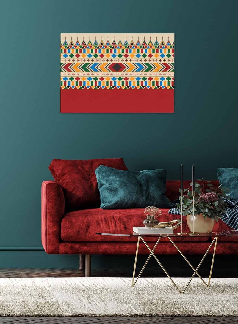 لوحة كانفاس على إطار خشبي، تصميم مستوحى من القط العسيري بمنظر أفقي، للمنزل، غرفة المعيشة، المكتب، الديكور - Image 4