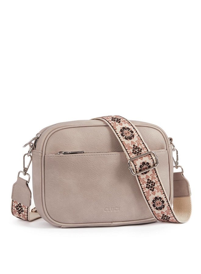 CLUCI Crossbody Bags For Women Trendy Vegan Leather Shoulder Handbags，Purses For Women With Adjustable Wide Strap - Image 1