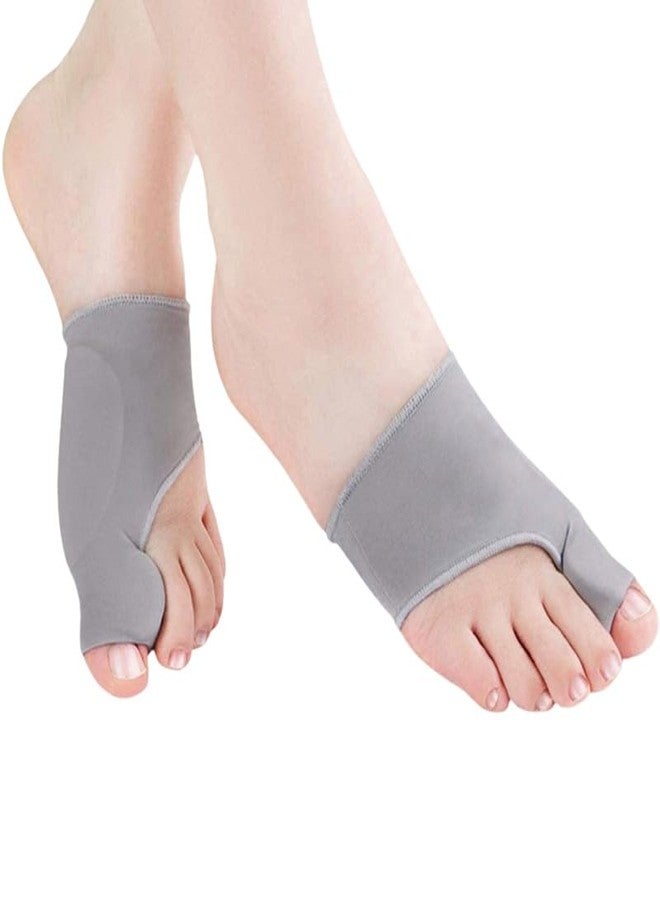 Angeer® SEBS Hallux Valgus Corrector with Orthotic Belt Big Toe Alignment Support | L - Gray - Image 1