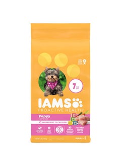 Iams IAMS Proactive Health Smart Puppy Small Breed Dry Dog Food with Real Chicken, 7 lb. Bag  - Image 1