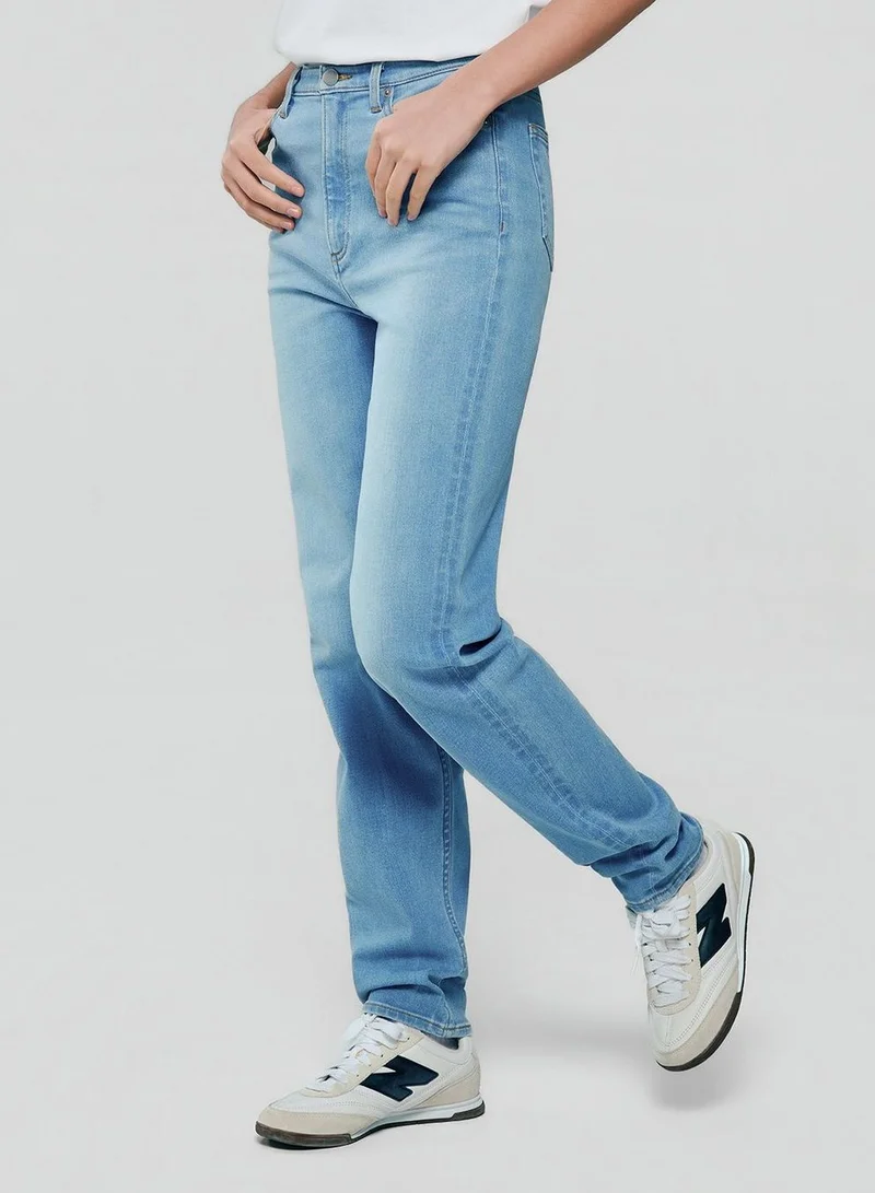 جيوردانو Women High Waist Slim Denim Jeans