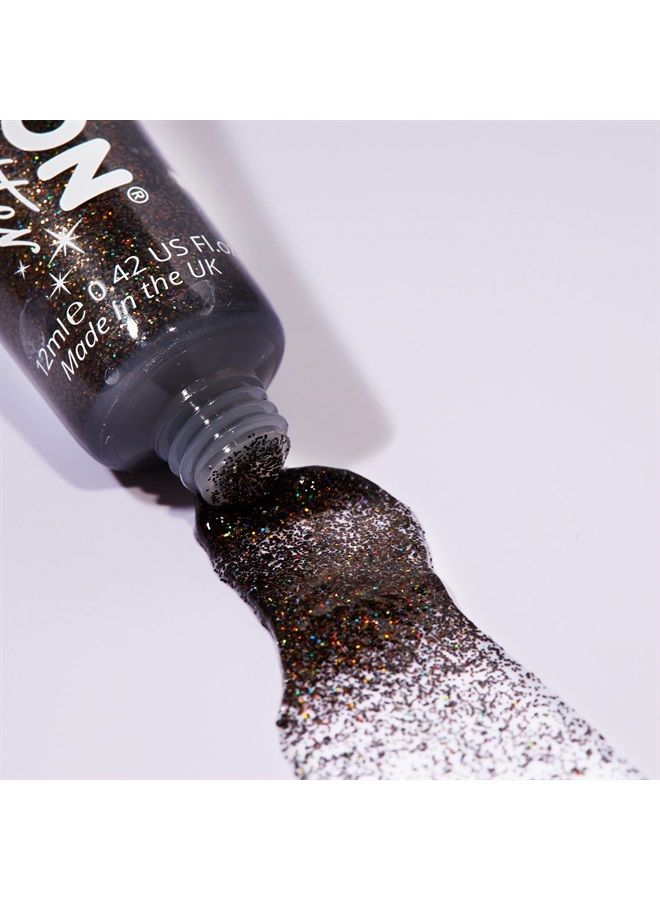 Moon Glitter Holographic Face & Body Glitter Gel by Moon Glitter - 12ml - Yellow - Glitter Face Paint - Image 4