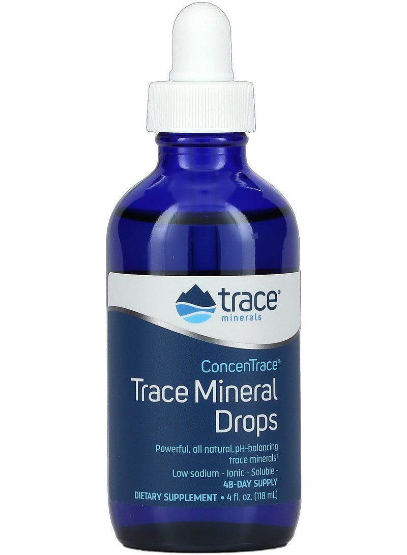 Trace Minerals ConcenTrace, Trace Mineral Drops, 4 fl oz (118 ml)