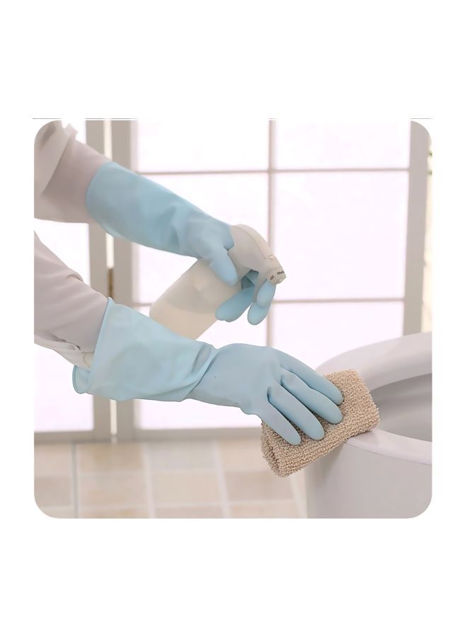 NIBEMINENT Pair Of Peeled Potato Cleaning Gloves Blue 30x10centimeter - Image 2