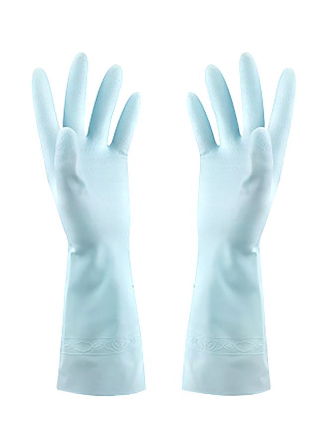 NIBEMINENT Pair Of Peeled Potato Cleaning Gloves Blue 30x10centimeter - Image 1