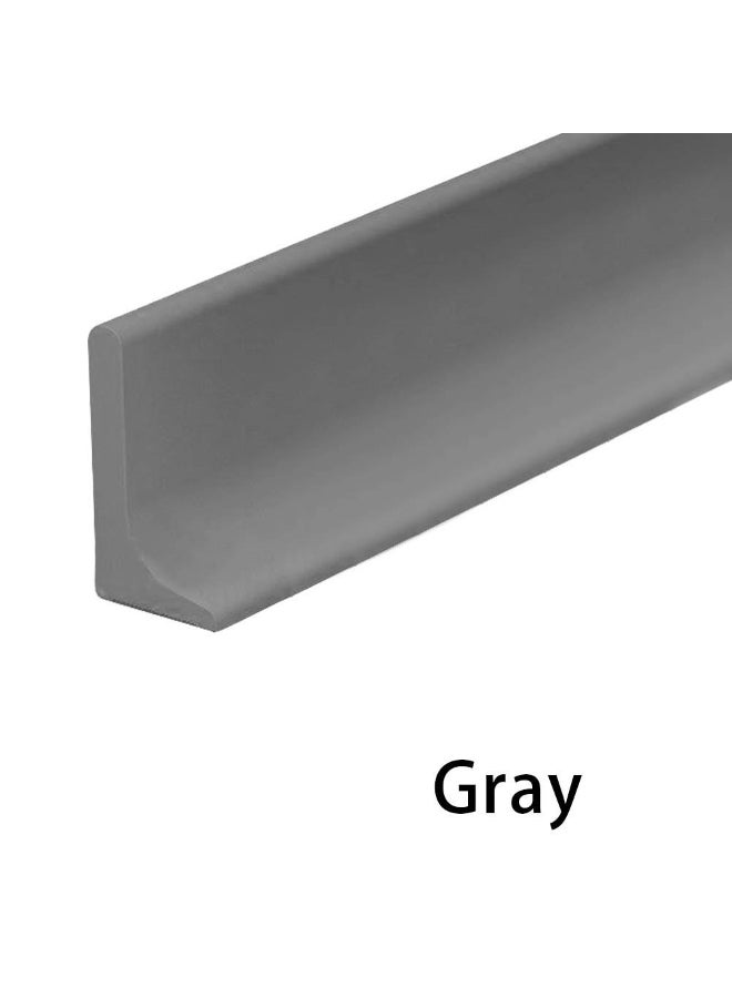 Bathroom Retention Water Barrier Strip Dry &Wet Separation Silicone Seal Strip